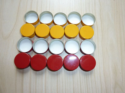 cigar aluminium screw caps