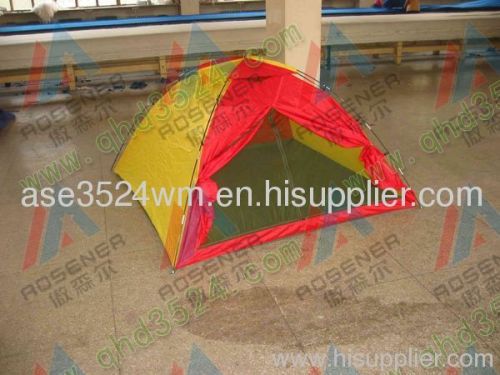 1029 red and yellow travel tent