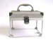 White and transparent Lockable catch