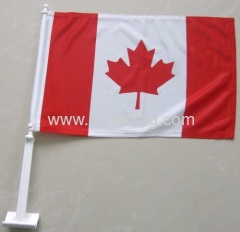 Canada car window flag