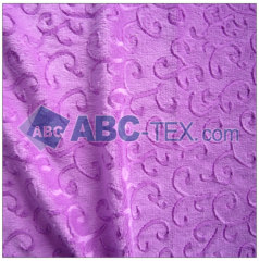 100% polyester Brushed minky/embossed minky for diaper