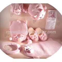 100% cotton infant bath gift sets