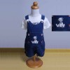 100% cotton short sleeve children clothing set