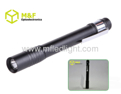 Black handy led pen torch medical doctor pen flashlight for promotion