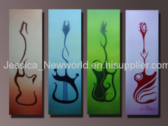 Modern music group painting