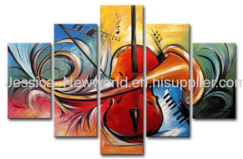 Modern music group painting