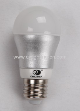 3W Φ50mm×103mm E27 LED White Die-casted Aluminum Radiator Bulb