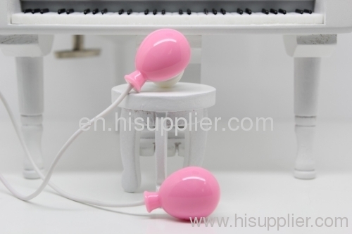 colorful balloon stereo in-ear earphone for MP3/MP4