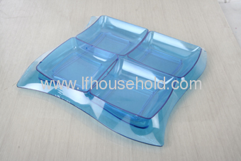 plastic fruit plate square plate plastic plate candy plate