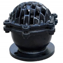 cast iron flange foot valve