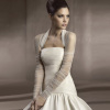 long sleeve wedding tulle bolero jacket shrug