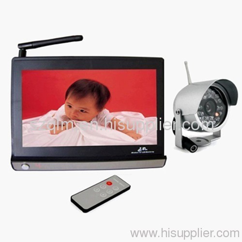 2.4GHz 7 inch screen night vision wireless video camera baby monitor