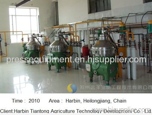 Harbin Tiantong corn germ oil refining & dewaxing production lines