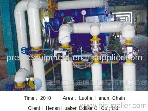 Henan Huaken 400T/D(palm oil) fractionation, 200T/D refining production line