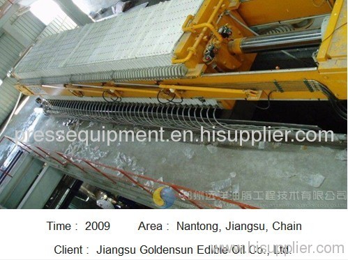 Jiangsu Goldensun 150T/D palm oil refining & fractionation production line
