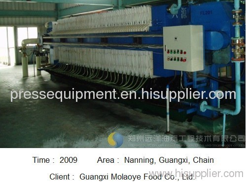 Guangxi Molaoye 100T/D fish oil & lard fractionation line
