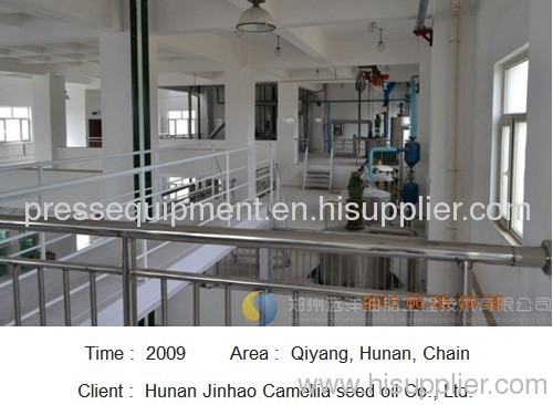Hunan Jinhao 100 T/D camellia oil defatting production line