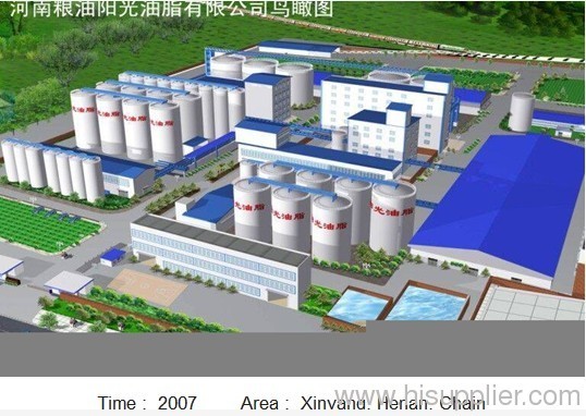 Henan Sunshine 600T/D palm oil fractionation, 300T/D high-grade oil refining production lines