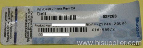 Windows /win 7/home/prem/COA /Key /Label /Sticker