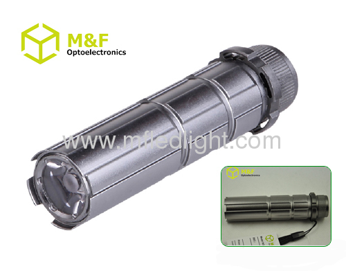 3-modes aluminum 1w high power led flashlight 3AAA battery