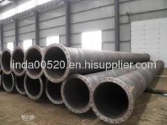 Dredging pipes with flanges