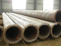 Dredging pipes with flanges