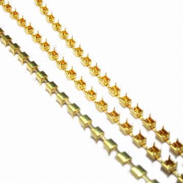 SS22 brass cup chains ,can be plated in silver,gold color