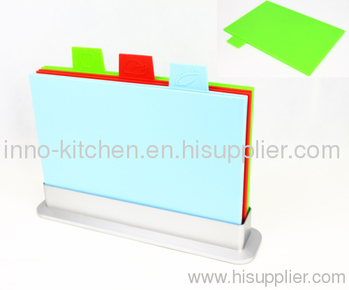 Index Chopping Board Set with 3 Colored Chopping Boards