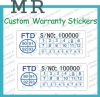 Custom Adhesive warranty void stickers,date warranty stickers