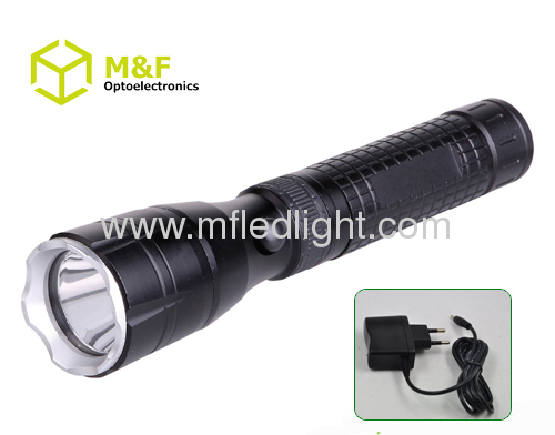 Portable high power led torch 18650 rechargeable flashlight