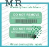 Costom security barcode labels roll