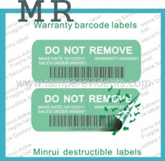 price security barcode label