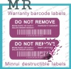 Costom security barcode labels,security asset labels