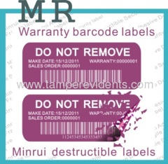 security label printing