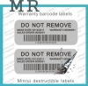 Costom printing security barcode labels