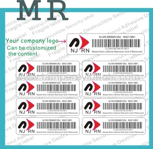 security barcode stickers roll