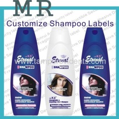 Custom cosmetic adhesive labels