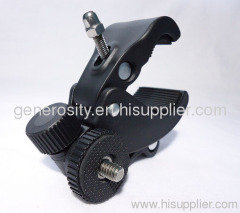 Motorcycle bicycle handlebar handgrip mount monopod camera mount