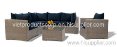poly rattan furniture wicker sofa set living sofa set