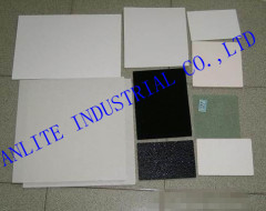 composite flat panel with pebbled surface