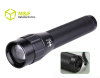 3D Zoomable multifunctional CREE 3W led flashlight