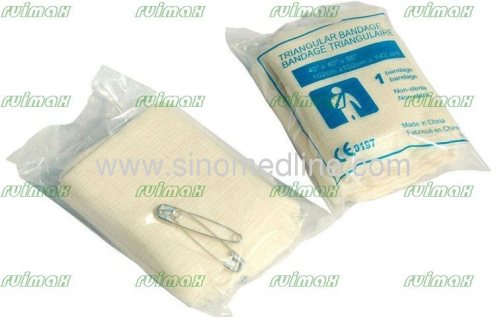 Triangular non-woven Bandage With 2 Pins
