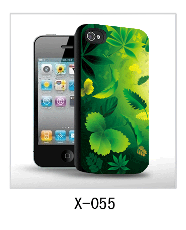 3d iPhone4 case pc case rubber coated