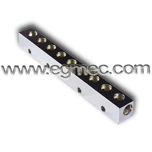 70 Degree Carbon Steel Chrome Plated Junction Bar Manifold