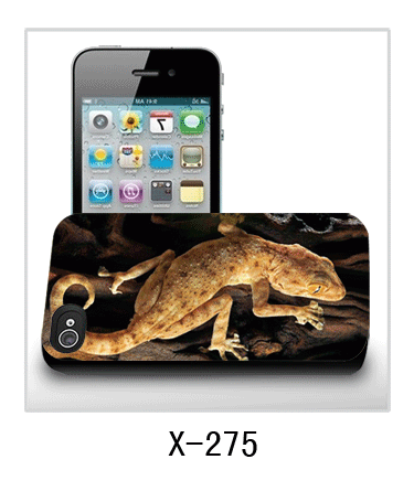chameleon picture 3d iPhone4 covers,pc case rubber coated,multiple colors available