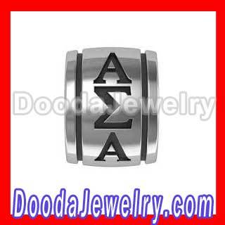 Wholesale 925 silver Alpha Chi Omega Sorority Bead fit european bracelets