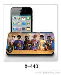 3d cover iPhone4,pc case rubber coated,multiple colors available