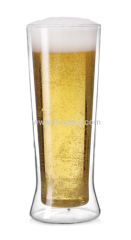 Double wall Glass beer mug