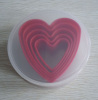 plastic cookie cutters heart shape
