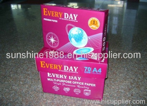 (a4) office copy print paper china cheapest paper